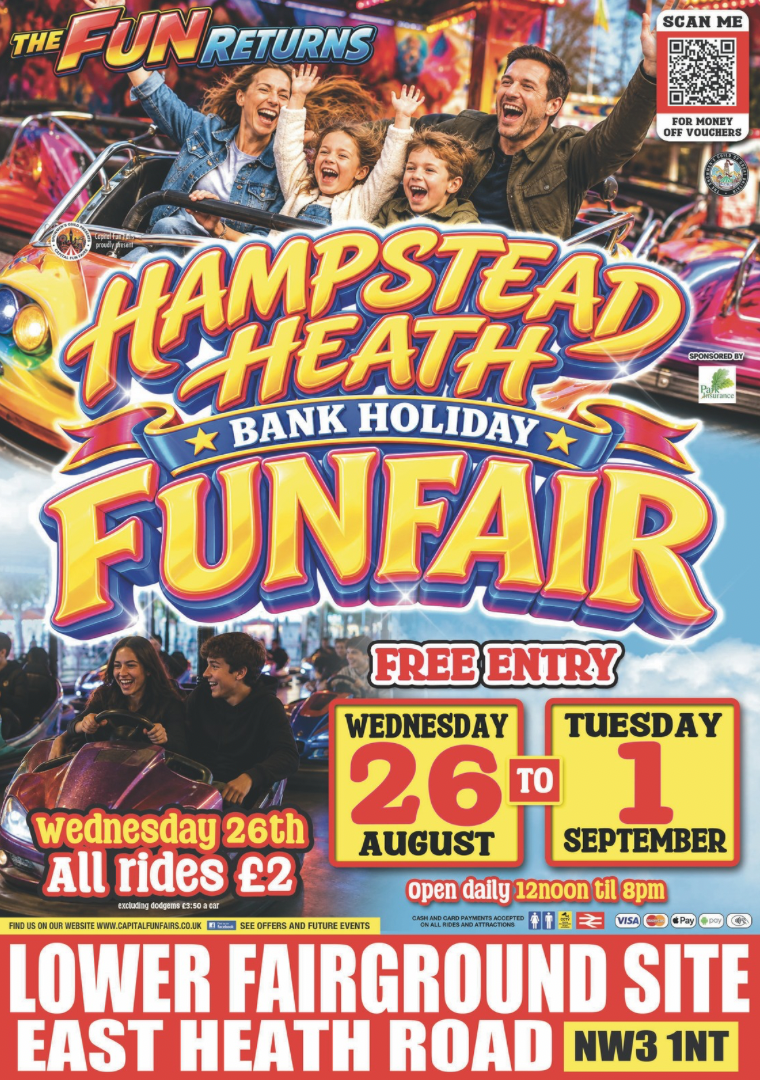 Hampstead Heath Funfair 2026