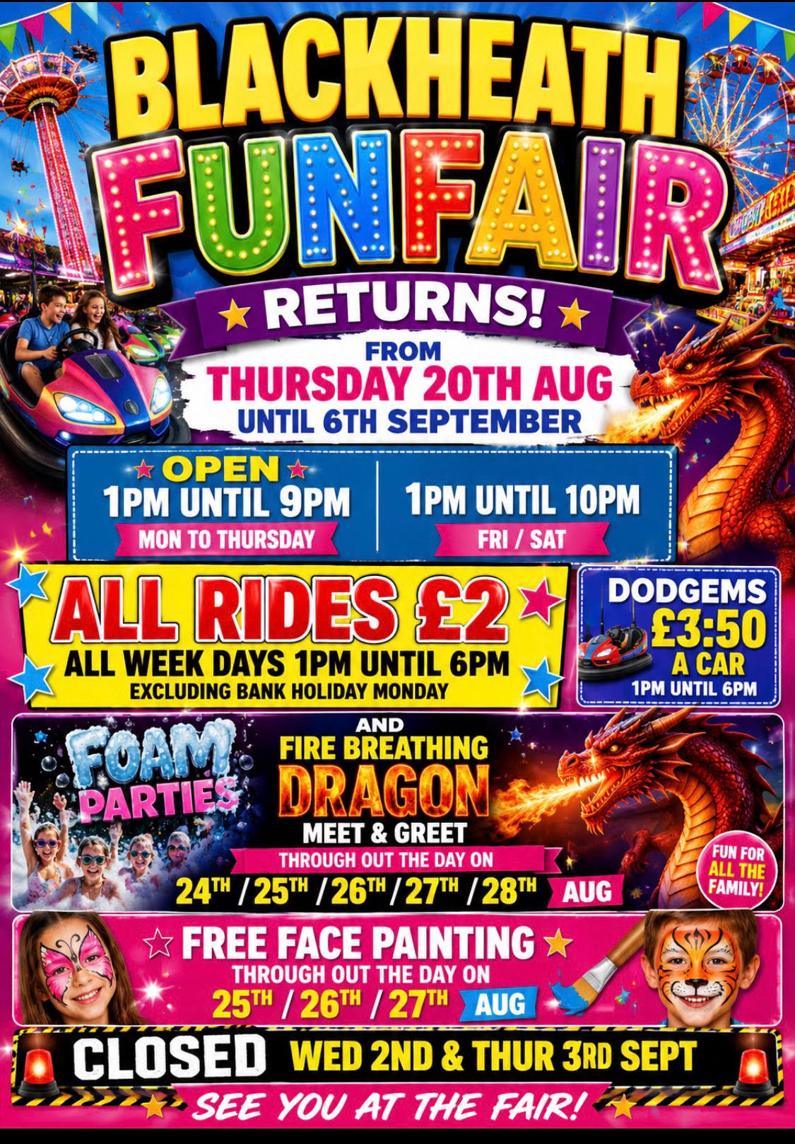 Blackheath Funfair 2026